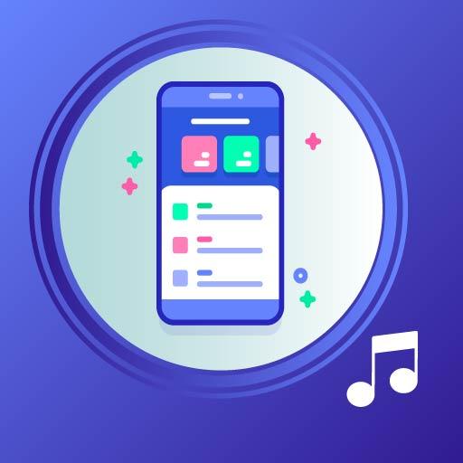 cell phone ringtones, cell phone sounds icon