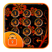Abstract Flower Clock, Screen Lock icon