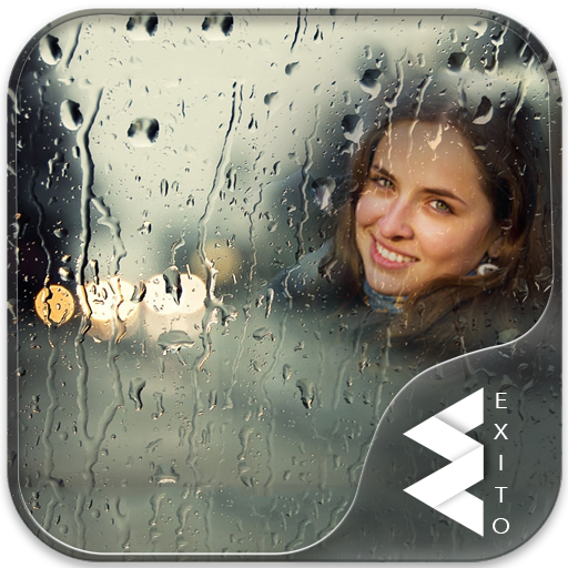 Rainy Glass Photo Frames icon