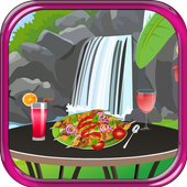 chicken kebab cooking games icon