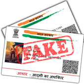 Fake Aadhar Card for India icon