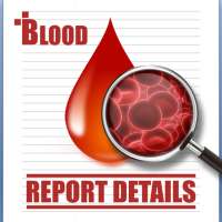 Blood Report Detail on 9Apps