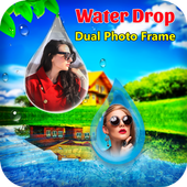 Water Drop Dual Photo Frame icon
