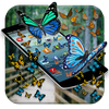 Butterfly in Phone Funny Joke icon