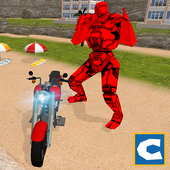 Moto Robot : Angry Shark icon