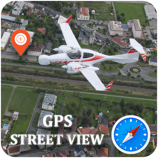 GPS Satellite View Navigation Maps &amp; Compass icon