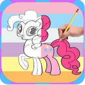 How to draw little pony kids icon
