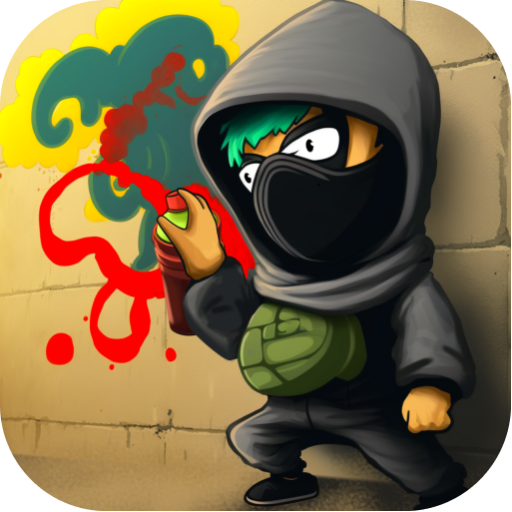 Graffiti Tags: spray painting icon