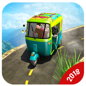 Uphill Tuk Tuk Rickshaw Driving icon