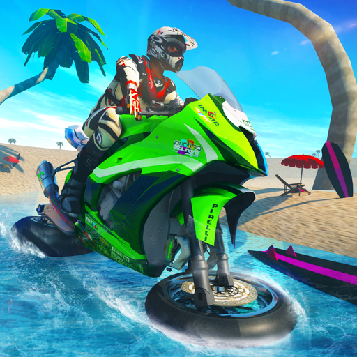 Water Surfer Bike Beach Stunts Race icon