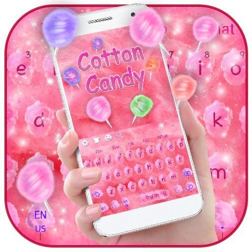 Sweet Cotton Candy Keyboard Theme icon