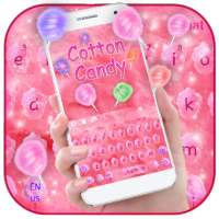 Sweet Cotton Candy Keyboard Theme
