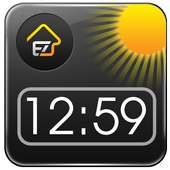 EZ Clock & Weather Widget on 9Apps