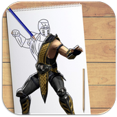 Learn How to Draw Mortal Kombat иконка