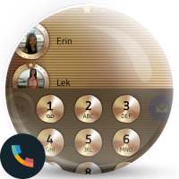 Copper Gold Phone Dialer Theme