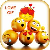 Love Gif emojis on 9Apps