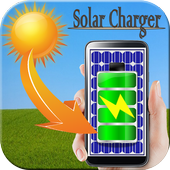 solar battery charger simulator icon
