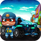 3D Thunder Crash Racing icon