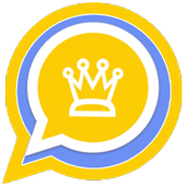 Gold Messenger plus blue icon