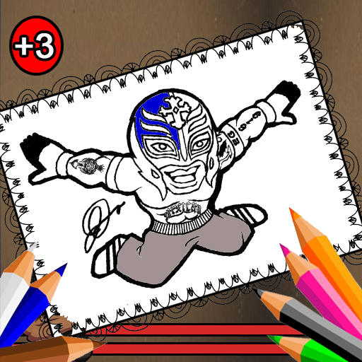 WWE Superstars Coloring icon