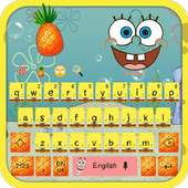 Cute Yellow Sponge Cartoon Keyboard on 9Apps