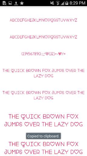 Color Fonts for FlipFont #3 screenshot 3