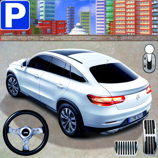 Advance car parking racing car icon
