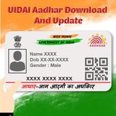 Adharcard Download and check status icon