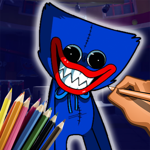 Huggy Wuggy Draw Poppy Game icon