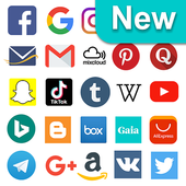 All In One Social Media &amp; Social Networks icon