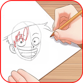 How to draw öne Luffi Pîec icon