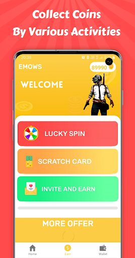 EMOWS - Watch , Spin , Scratch & Earn Money screenshot 5