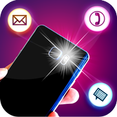 Flash alerts Call And SMS free icon