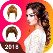 Women Hair Style Photo Editor 2018 icon