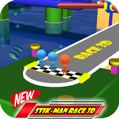 Stick Man Race 3D ; New Run Race icon