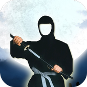 Ninja Costume Photo Maker App icon