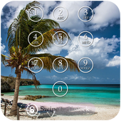 Beach Keypad Screen Lock icon