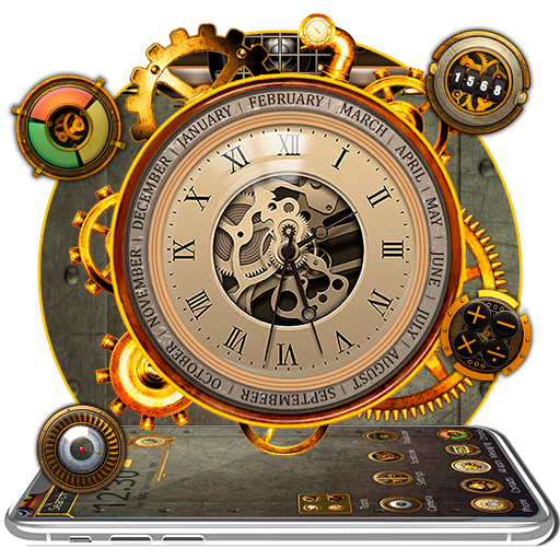 Cool Metal Watch Themes HD Wallpapers 3D icons icon