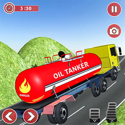 Oil Tanker Transport Truck 3d icon
