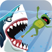 Amazing Frog Fight Shark - Game Adventure icon