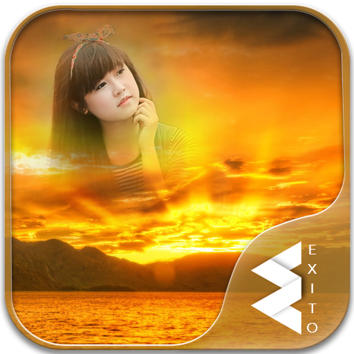 Golden Sky Photo Frames icon