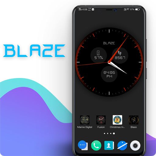 Blaze Clock Live Wallpaper icon