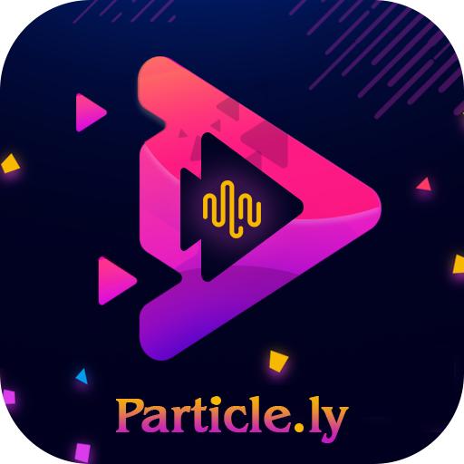 Wave Beats Music - Particle Video Status Maker icon