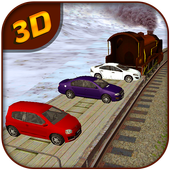 Steam Locomotive Cargo Train icon