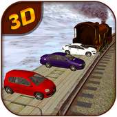 Steam Locomotive Cargo Train