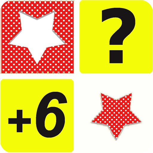 Match up. Brain game for kids. Pair matching games icon