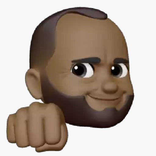 Funny Anime Black People Stick icon