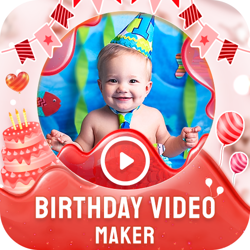 Birthday Video Maker with Song and Name icon