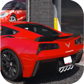 Car Parking Chevrolet Corvette Simulator icon