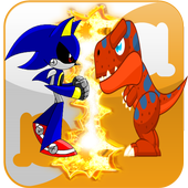 Robot Sonic VS Dino icon